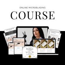 Load image into Gallery viewer, Online Microblading for Beginners Certification