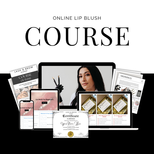 Online Beginner Lip Blush Tattoo Certification