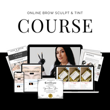 Load image into Gallery viewer, Online Brow Sculpting Certification