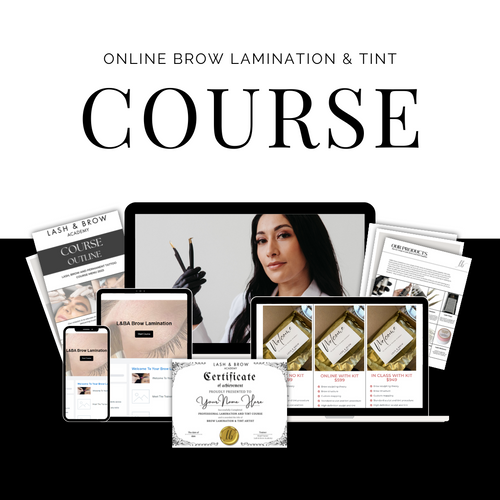 Online Brow Lamination Certification